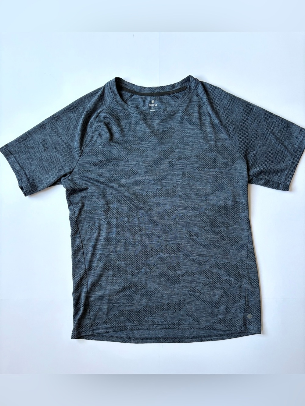 Apana Men's Short-Sleeve Performance Tee - Charcoal